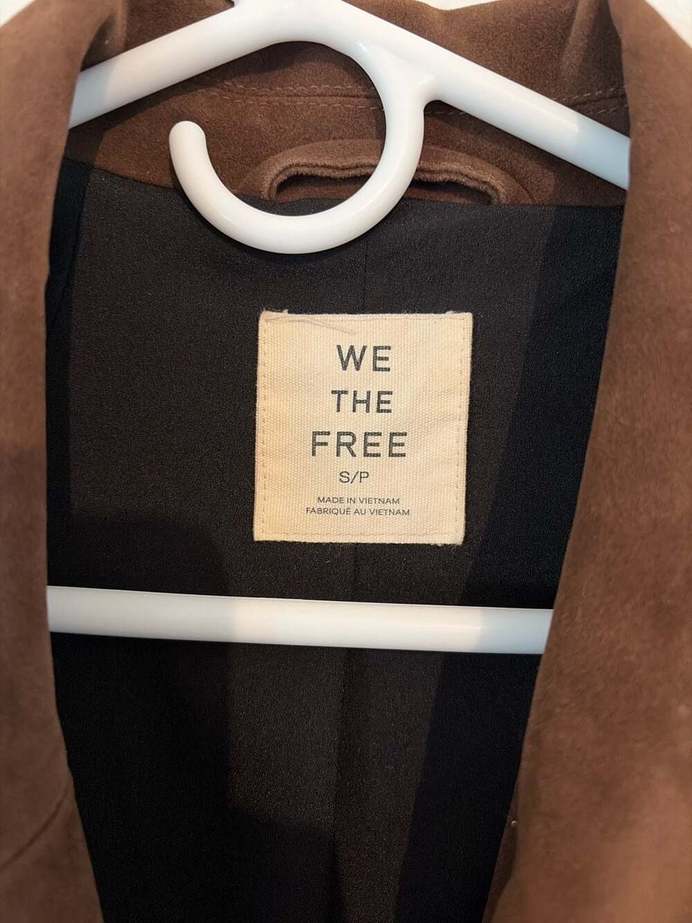 We The Free Free People Brown Suede Oversized Blazer - Picture 2 of 4